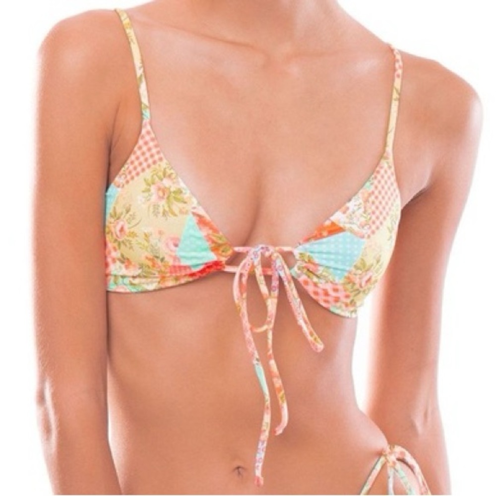 One One Swimwear Maggie and Jesse patchwork bikini set